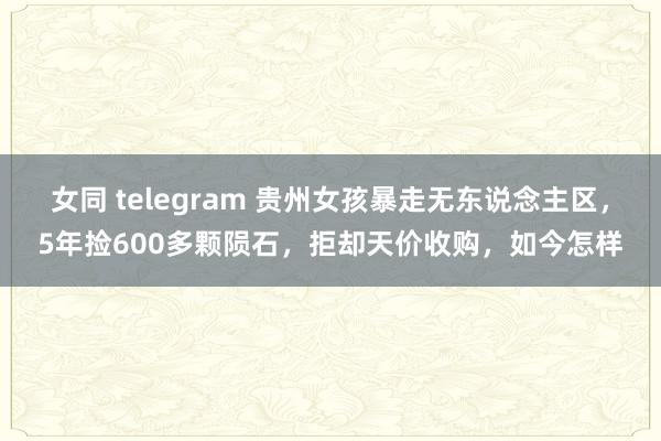 女同 telegram 贵州女孩暴走无东说念主区，5年捡600多颗陨石，拒却天价收购，如今怎样