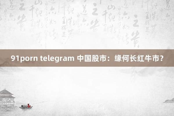 91porn telegram 中国股市：缘何长红牛市？