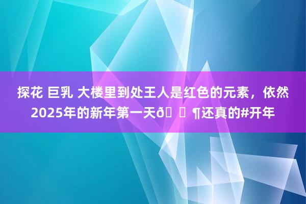 探花 巨乳 大楼里到处王人是红色的元素，依然2025年的新年第一天🐶还真的#开年