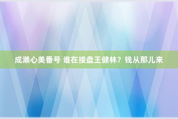 成濑心美番号 谁在接盘王健林？钱从那儿来